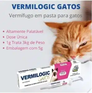 vermífugo para gato